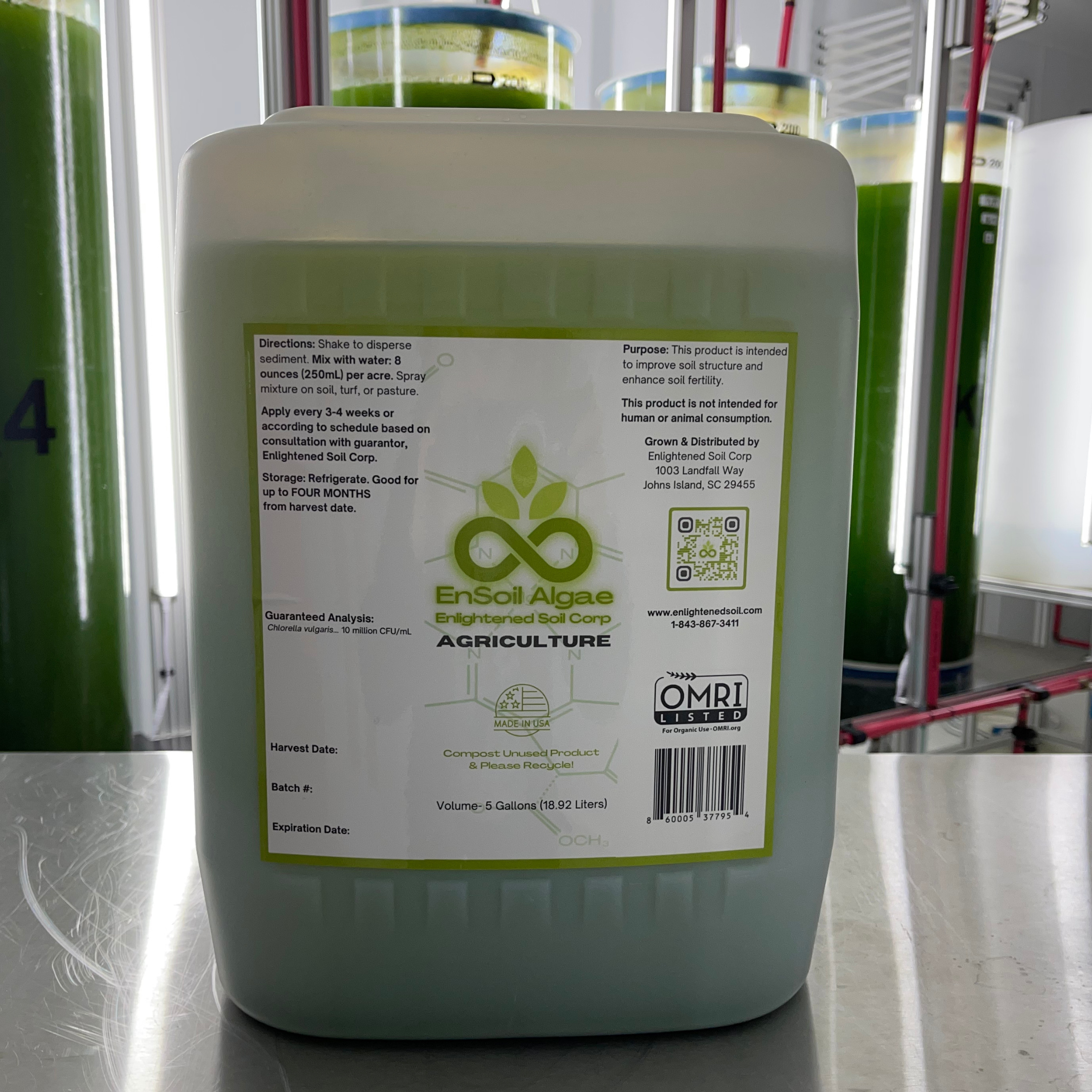 En-Soil Algae 5 Gallon Jerrycan for Agriculture (R)